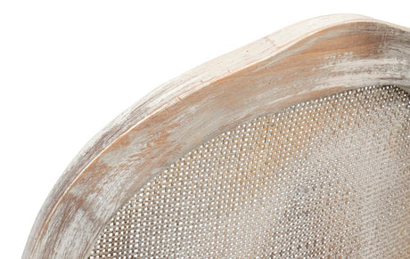 Colonial Grey Oval Cane Back Side Chair (Set of 2) - Ornate Home