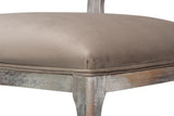 Colonial Grey Oval Cane Back Side Chair (Set of 2) - Ornate Home