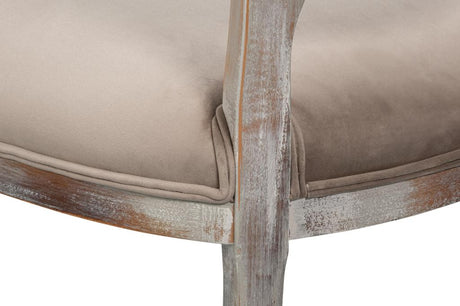 Colonial Grey Oval Cane Back Side Chair (Set of 2) - Ornate Home