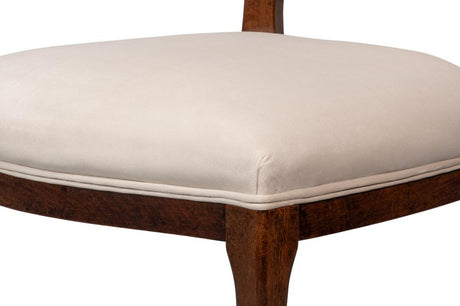 Colonial Tan Oval Cane Back Side Chair (Set of 2) - Ornate Home