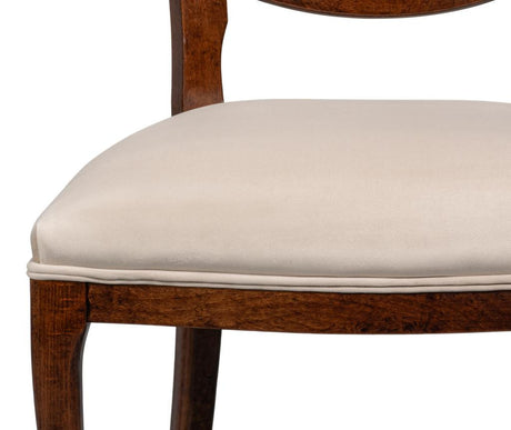 Colonial Tan Oval Cane Back Side Chair (Set of 2) - Ornate Home