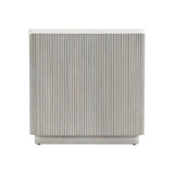 Colonnade Faux Stone/Gmelina Side Table - Ornate Home