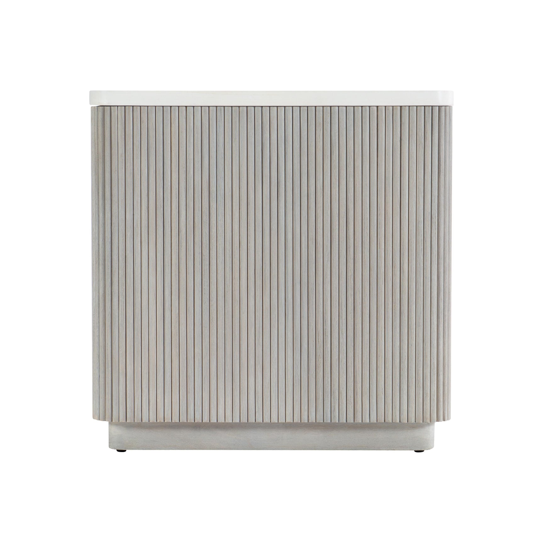 Colonnade Faux Stone/Gmelina Side Table - Ornate Home