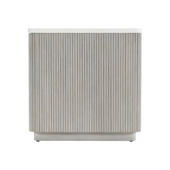 Colonnade Faux Stone/Gmelina Side Table - Ornate Home