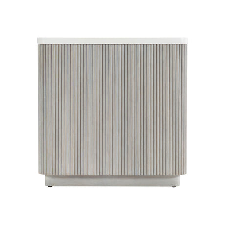 Colonnade Faux Stone/Gmelina Side Table - Ornate Home