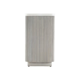 Colonnade Faux Stone/Gmelina Wood Accent Table - Ornate Home