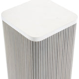 Colonnade Faux Stone/Gmelina Wood Accent Table - Ornate Home