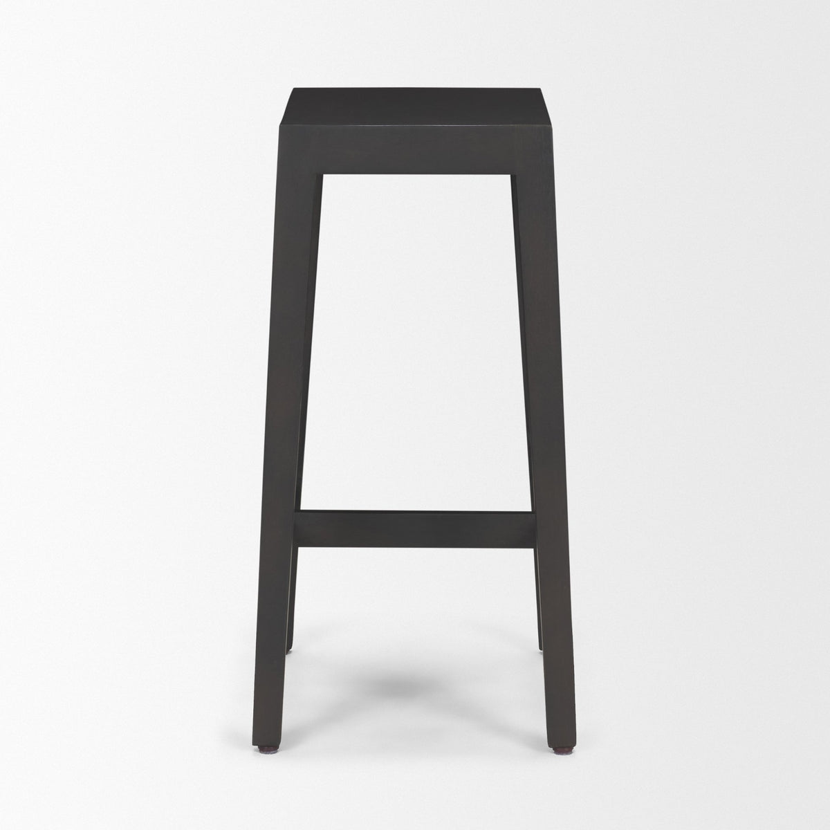 Colony Black-Brown Solid Wood Counter Stool - Ornate Home
