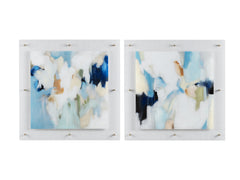 Color Waves 1 Blue/Green Wall Art - Ornate Home