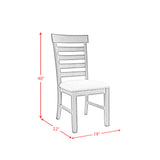 Colorado Charcoal Dining Height Side Chair (Set of 2) - Ornate Home