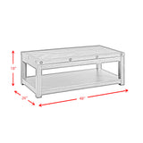 Colorado Charcoal Occasional Coffee Table with Lift Top - Ornate Home