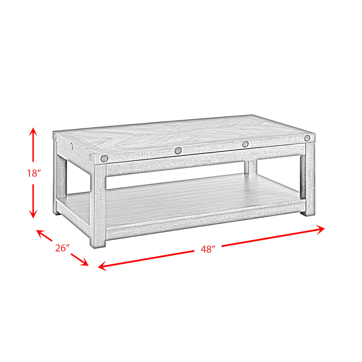Colorado Charcoal Occasional Coffee Table with Lift Top - Ornate Home