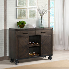 Colorado Charcoal Wine Rack - Ornate Home