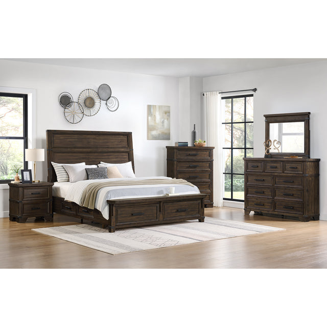 Colorado City Charcoal 3-Piece King Storage Bedroom Set