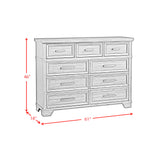 Colorado City Charcoal 5-Piece Queen Storage Bedroom Set with 2 Nightstands, Dresser & Chest - Ornate Home