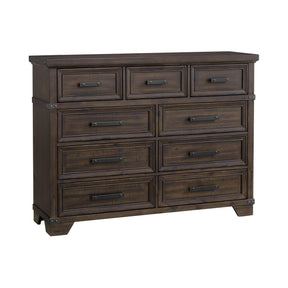 Colorado City Charcoal 9-Drawer Dresser - Ornate Home