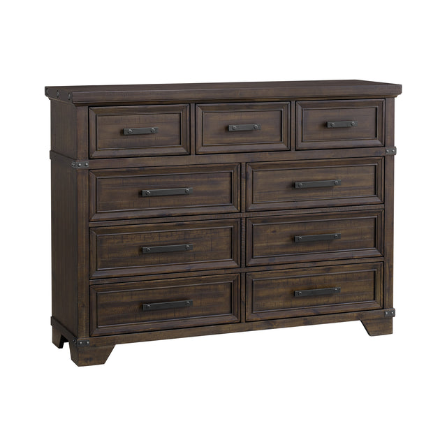 Colorado City Charcoal 9-Drawer Dresser - Ornate Home