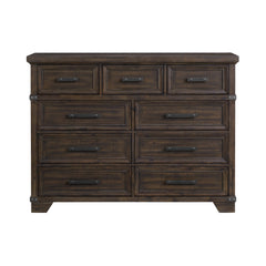 Colorado City Charcoal 9-Drawer Dresser - Ornate Home