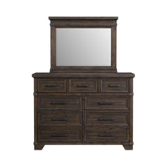 Colorado City Charcoal Dresser & Mirror Set