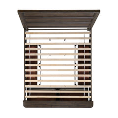 Colorado City Charcoal King Storage Bed