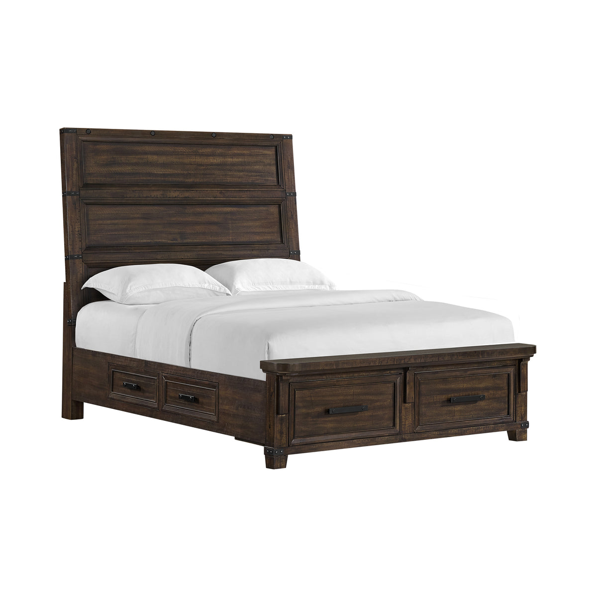 Colorado City Charcoal Queen Storage Bed - Ornate Home
