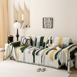 Colorful Chenille Sofa Throw Cover, Fashionable Soft Washable Couch Protector, Sectional Sofa Covers - Ornate Home