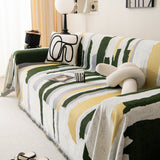 Colorful Chenille Sofa Throw Cover, Fashionable Soft Washable Couch Protector, Sectional Sofa Covers - Ornate Home