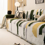Colorful Chenille Sofa Throw Cover, Fashionable Soft Washable Couch Protector, Sectional Sofa Covers - Ornate Home