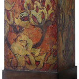 Colorful Flowers Orange/Red Table Lamp - Ornate Home