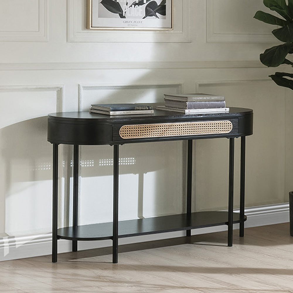 Colson Black Sofa Table - Ornate Home