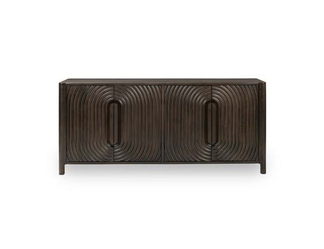 Colson Coffee Brown Cabinet - Ornate Home