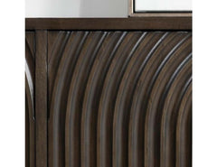 Colson Coffee Brown Cabinet - Ornate Home