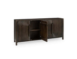Colson Coffee Brown Cabinet - Ornate Home