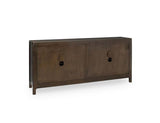 Colson Coffee Brown Cabinet - Ornate Home