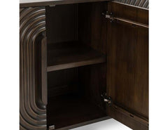 Colson Coffee Brown Cabinet - Ornate Home