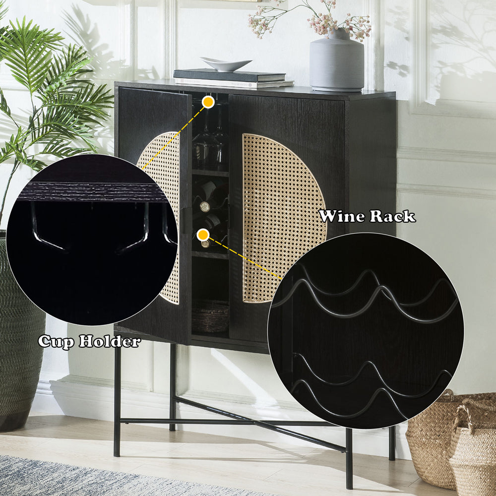 Colson Wine Cabinet - Ornate Home