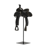 Colt Black Equestrian-Inspired Western Horse Saddle - Ornate Home
