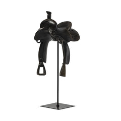 Colt Black Equestrian-Inspired Western Horse Saddle - Ornate Home