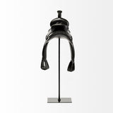 Colt Black Equestrian-Inspired Western Horse Saddle - Ornate Home