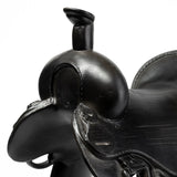 Colt Black Equestrian-Inspired Western Horse Saddle - Ornate Home