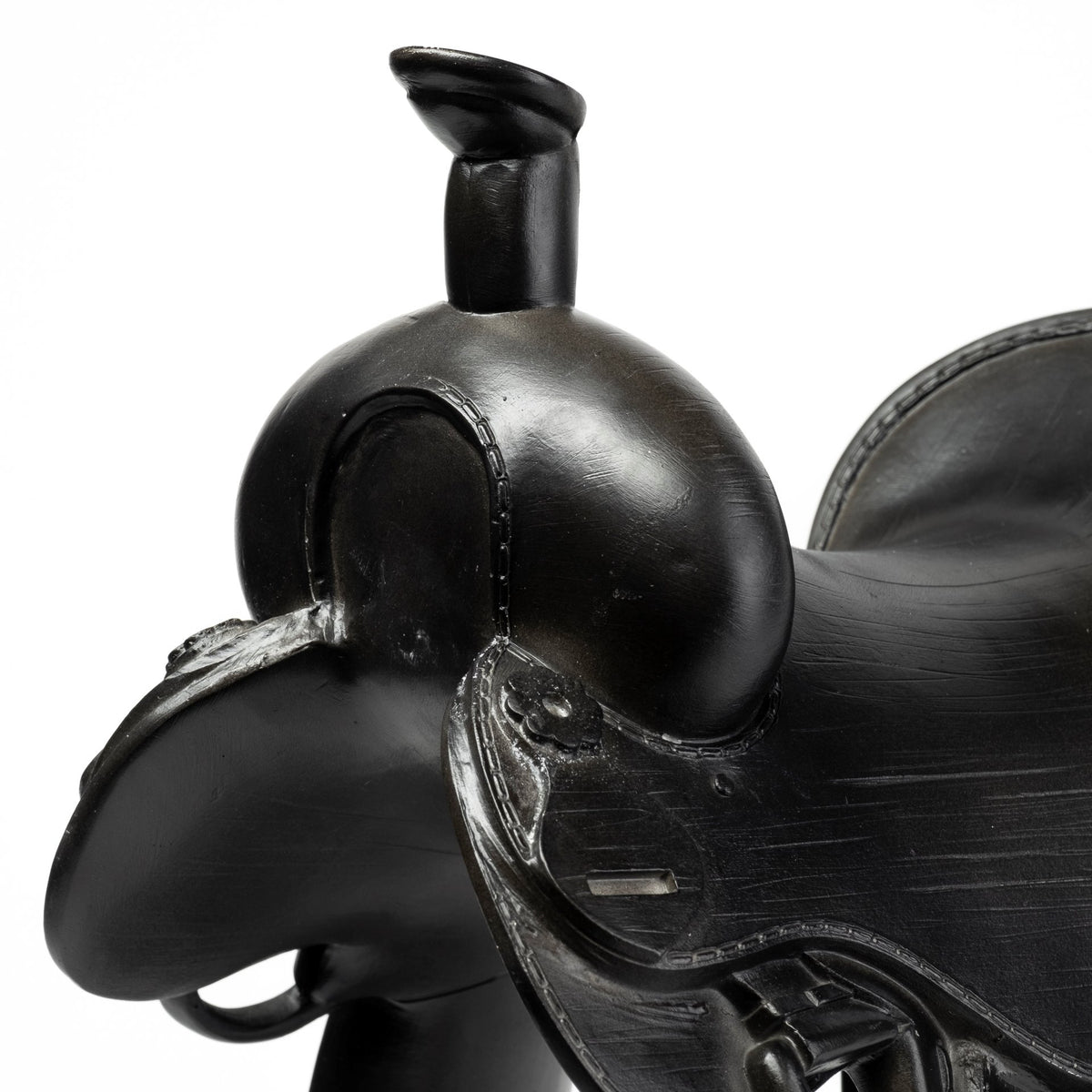 Colt Black Equestrian-Inspired Western Horse Saddle - Ornate Home