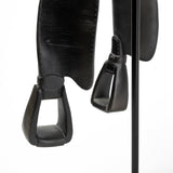 Colt Black Equestrian-Inspired Western Horse Saddle - Ornate Home