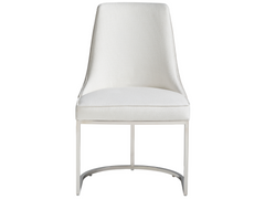 Colt White/Gray/Silver Dining Chair (Set of 2) - Ornate Home
