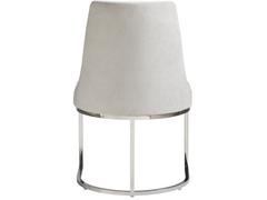 Colt White/Gray/Silver Dining Chair (Set of 2) - Ornate Home