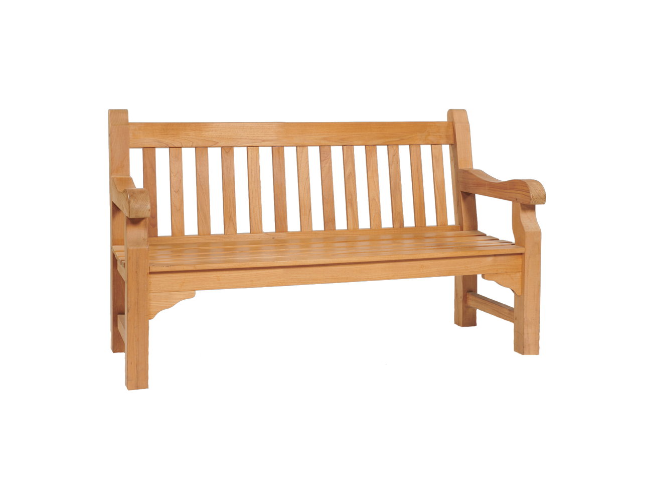 Colton 2-Person Teak Outdoor Bench - Ornate Home