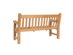 Colton 2-Person Teak Outdoor Bench - Ornate Home
