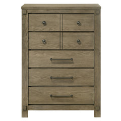 Colton Antique White Oak Chest - Ornate Home
