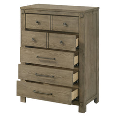 Colton Antique White Oak Chest - Ornate Home