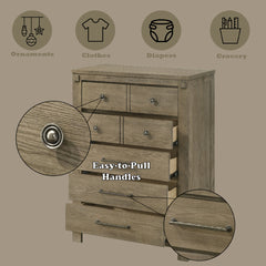 Colton Antique White Oak Chest - Ornate Home