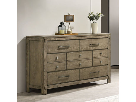 Colton Antique White Oak Dresser - Ornate Home